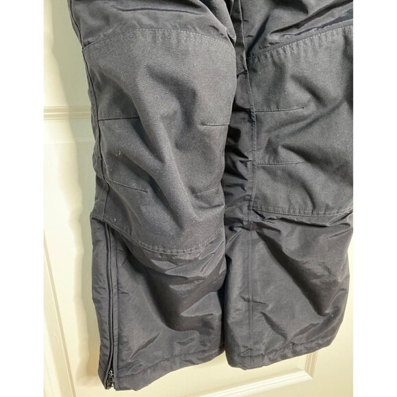 LANDS' End Kids Squall Waterproof Iron Knee Bibs Snow Pants Bib Overall Large 12 - Picture 7 of 8